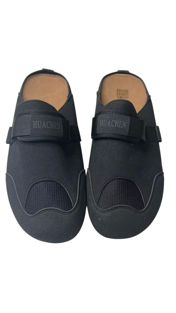 Men’s Closed Toe Adjustable Slip-On House Shoes Casual Mules